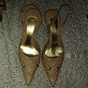 Linea paolo leather heels sz 8.5